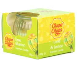  Chupa Chups illatosított gyertya üvegben 85g Lime & Lemon