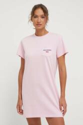 Ralph Lauren pamut ruha rózsaszín, mini, egyenes - rózsaszín M