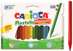 CARIOCA Carioca: Plastello zsírkréta szett tartós színekkel 24db-os (42880) - jatekshop