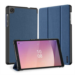 Lenovo Tab M8 (8.0) (4. generáció) TB-300, mappa tok, Trifold, Dux Ducis Domo, sötétkék - tok-shop