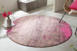 LuxD Design kerek szőnyeg Rowan 150 cm bézs-rózsaszín