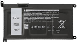 Dell YRDD6 helyettesítő új 3 cellás 3400mAh 42Wh akkumulátor (YRDD6)