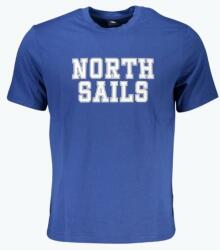 North Sails Tricou barbati cu decolteu la baza gatului si imprimeu cu logo albastru (FI-902834000_BL0790_L)