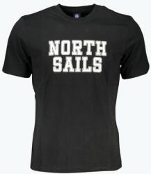 North Sails Tricou barbati cu decolteu la baza gatului si imprimeu cu logo negru (FI-902834000_NE0999_3XL)