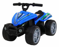 Ramiz NOVOKIDS Mini Monster Elektromos ATV akkumulátorral gyerekeknek, hossza 70 cm, 3-6 év, max 30 kg, 6V, kék