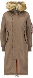 Alpha Industries Long Fishtail Woman - taupe