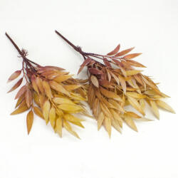  Szárazvirág hatású ruszkusz csokor natúr-mályva 2db/csomag - kosarbolt