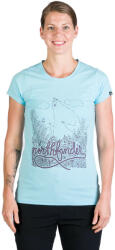Northfinder Tricou elastic din bumbac pentru femei Mable lightblue (107879-396-105)