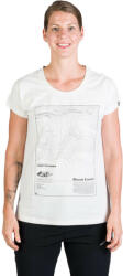 Northfinder Tricou dama din bumbac pentru trekking Gayel white (107883-377-102)