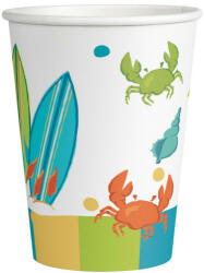 Nyár Surf Party papír pohár 8 db-os 250 ml (DPA991661066) - kidsfashion