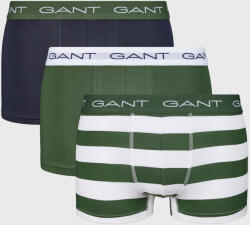 Gant 3PACK Boxeri GANT Pine bleu-verzuliu L