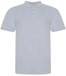 Just Polos JP100 mikropiké unisex galléros póló Just Polos, Heather Grey-S (jp100hgr-s)