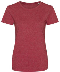 Just Ts JT030F márga hatású Női rövid ujjú póló Just Ts, Space Red/White-S (jt030fspre-wh-s)