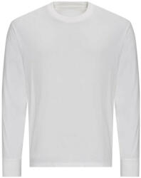Just Ts JT019 bő szabású unisex hosszú ujjú póló Just Ts, White-XL (jt019wh-xl)