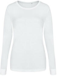 Just Ts JT002F tri-blend Női hosszú ujjú póló Just Ts, Solid White-XS (jt002fsowh-xs)