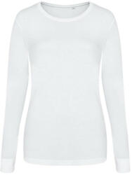 Just Ts JT002F tri-blend Női hosszú ujjú póló Just Ts, Solid White-XL (jt002fsowh-xl)