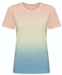 Just Ts JT022 batikolt egyedi mintás unisex rövid ujjú póló Just Ts, Pastel Sunset Dip-M (jt022psd-m)