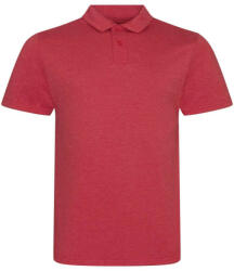 Just Polos JP001 tri-blend galléros férfi póló Just Polos, Heather Red-M (jp001hre-m)