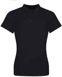 Just Polos JP100F rövid ujjú Női galléros póló Just Polos, Deep Black-2XL (jp100fdbl-2xl)
