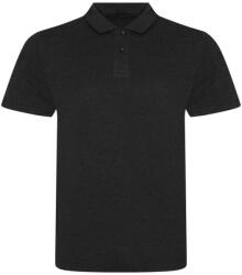 Just Polos JP001 tri-blend galléros férfi póló Just Polos, Heather Black-XL (jp001hbl-xl)