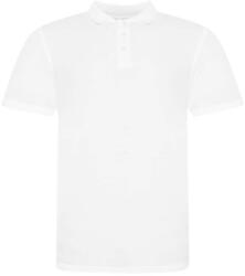 Just Polos JP100 mikropiké unisex galléros póló Just Polos, White-L (jp100wh-l)