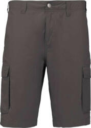 Kariban Férfi pamut bermuda sok zsebbel, Kariban KA755, Light Charcoal-44 (ka755lch-44)
