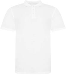 Just Polos JP100 mikropiké unisex galléros póló Just Polos, White-M (jp100wh-m)