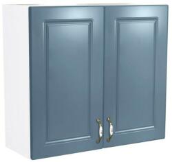 Spectral Mobila Corp superior 80 cu 2 usi Zebra MDF albastru