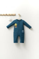 BabyJem Salopeta cu buzunare pentru bebelusi monster, tongs baby (culoare: bleumarin, marime: 6-9 luni)