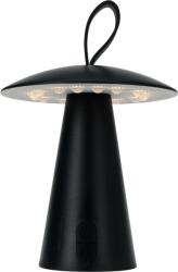 4home Lampa de masă portabilă cu LED Boise de exterior, negru, , USB, 15 x 17 cm, plastic