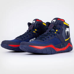 Venum | Официален Вносител за България Обувки за Борба Venum Elite Wrestling Shoes Blue/Yellow - 43