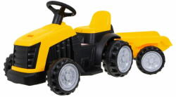 Ramiz OEM Elektromos traktor pótkocsival gyerekeknek TR1908T, sárga