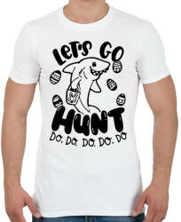 printfashion Hunt do, do, do - Férfi póló - Fehér (15754322)
