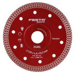 Festa INDUSTRY Festa ipari gyémánt vágókorong, 125 x 1, 4 x 22, 2 mm (L21201)