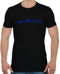 printfashion Mazda NB kék - Férfi póló - Fekete (15819393)