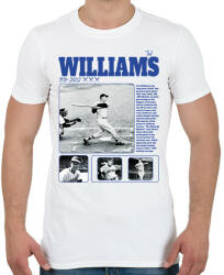 printfashion Ted Williams - baseball - Férfi póló - Fehér (15815960)