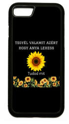printfashion Tegyél valamit azért hogy anya lehess - Telefontok - Fekete hátlap (15751881)