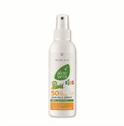  Naptej spray-ben Aloe Vera Kids SPF 50 (Sun Milk Spray) 150 ml
