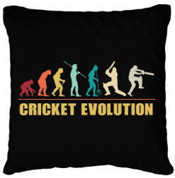 printfashion Cricket evolution - Párnahuzat, Díszpárnahuzat - Fekete (15835867)