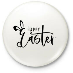printfashion Happy Easter - Kitűző, hűtőmágnes - Fehér (15877474)