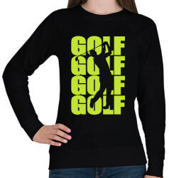 printfashion Golf Golf Golf - Női pulóver - Fekete (15842560)