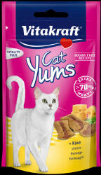 Vitakraft Cat Yums Snack - puha jutalomfalat (sajttal) macskák részére (40g)