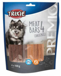 TRIXIE PREMIO 4 Meat Bars - jutalomfalat (csirke, kacsa, lazac, bárány) 4x100g
