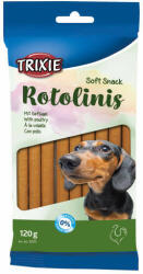 TRIXIE Soft Snack Rotolinis - jutalomfalat (szárnyas) kutyák részére (12cm/120g)