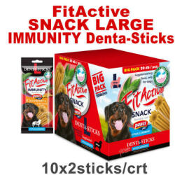 FitActive SNACK Denta-Sticks Hypoallergenic Immunity "L" - jutalomfalat (vörösáfonya, kurkuma) kutyák részére (10dbx170g/#)
