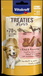 Vitakraft Treaties MINIS - jutalomfalat (marha, sárgarépa) kutyák részére (48g)