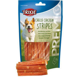 TRIXIE Premio Cheese Chicken Stripes - jutalomfalat (csirke, sajt) kutyák részére (100g)