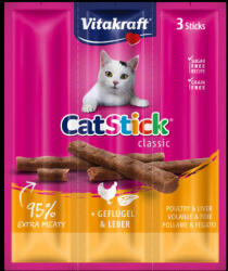 Vitakraft Cat Stick Mini - jutalomfalat (szárnyas, máj) macskák részére (3x6g)