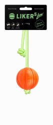 LIKER LIKER5 Lumi Ball with Fluoresence rope - játék (labda, fluoreszkáló kötéllel) kutyák részére (Ø5cm)