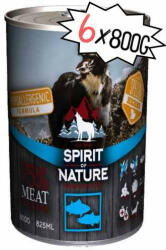 Spirit of Nature Hypoallergenic DOG (Tuna & Salmon) 5+1 (6*800g)